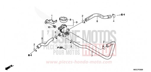 LUFTEINSPRITZ-STEUERVENTIL (VT750C2B/C2S/CS/C/CA) VT750CSC de 2012